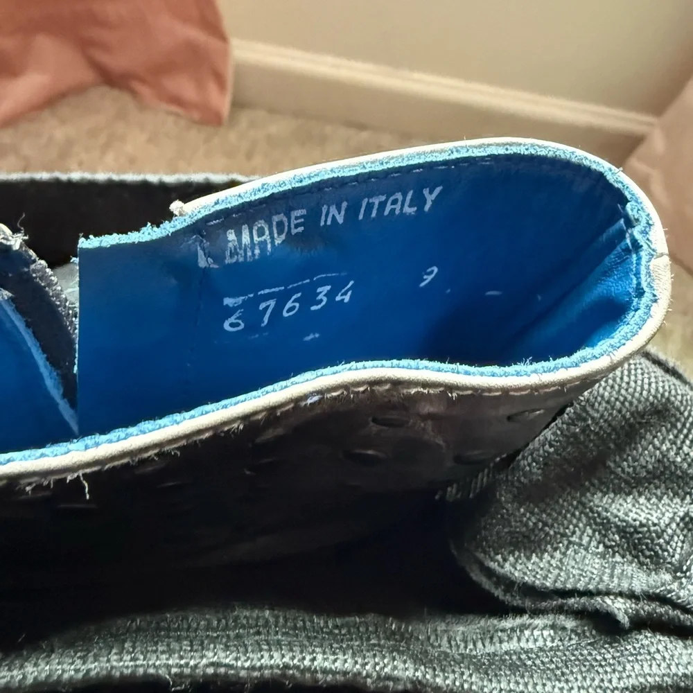 Mark Nason Men's Black Italian leather boots - Picture 6 of 6